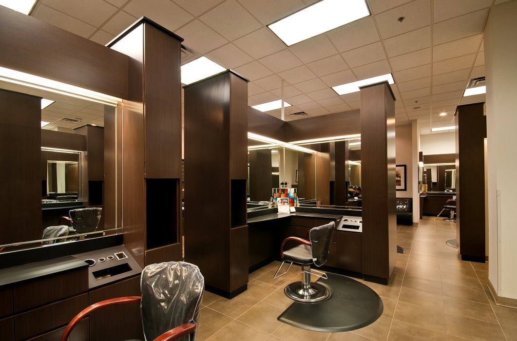 Hair salon area Mitchell's Salon & Day Spa