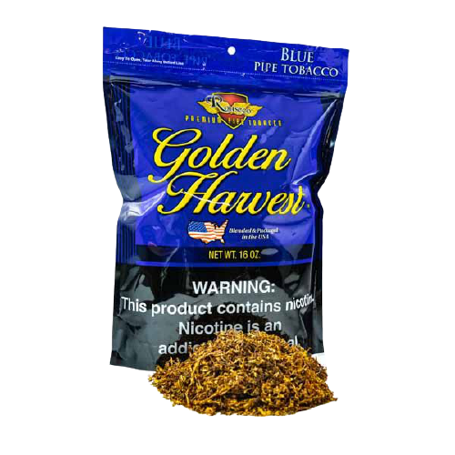 Golden Harvest Pipe Tobacco 1 lb (16oz) - Blue