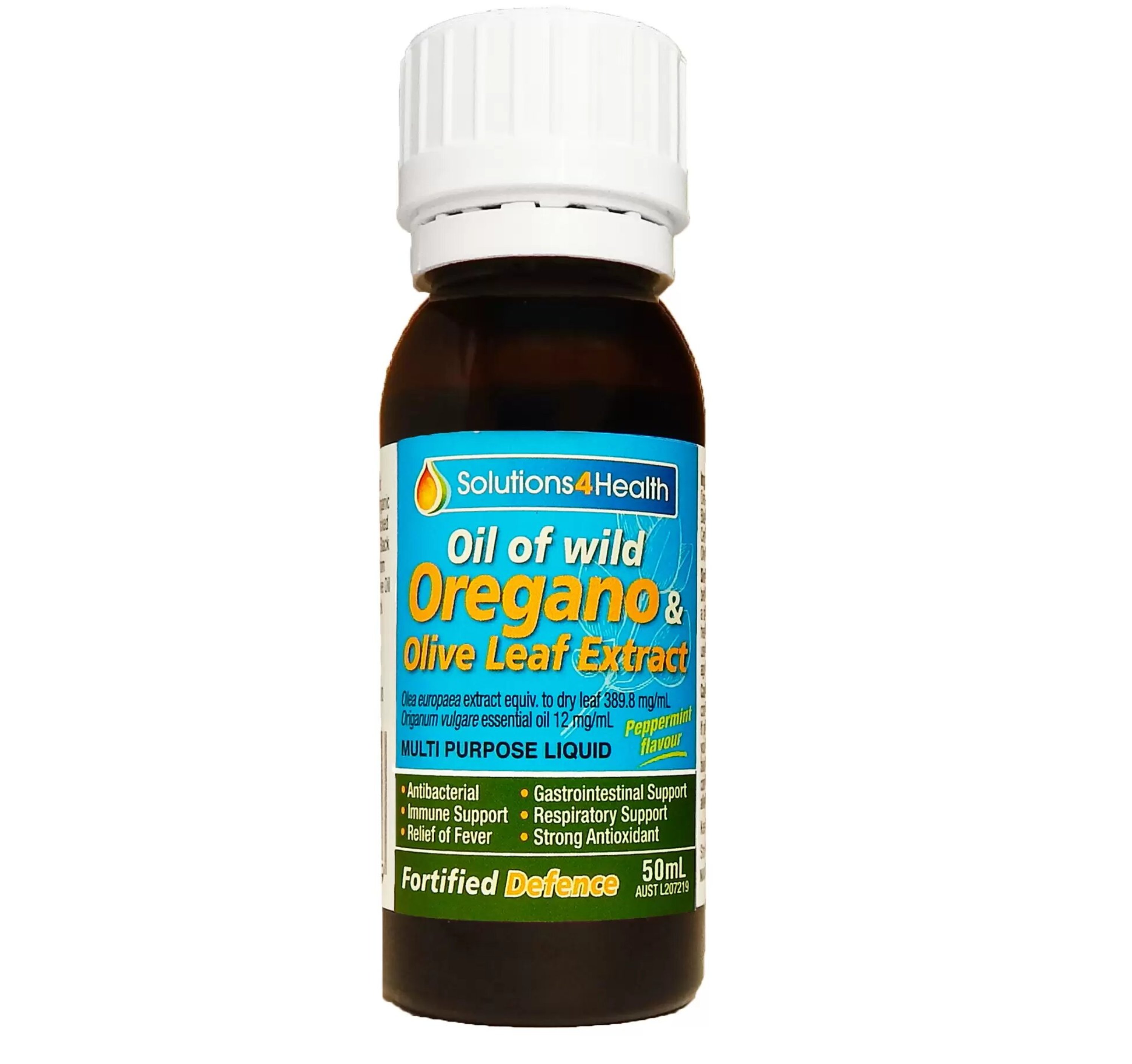 50ml Bottle – Oil of Wild Oregano & Olive leaf Extract - Fortified Defence