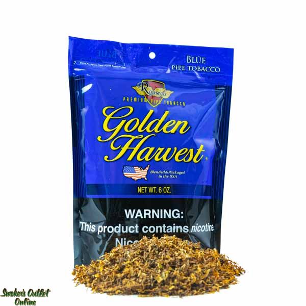  Golden Harvest Pipe Tobacco 6 oz - Blue