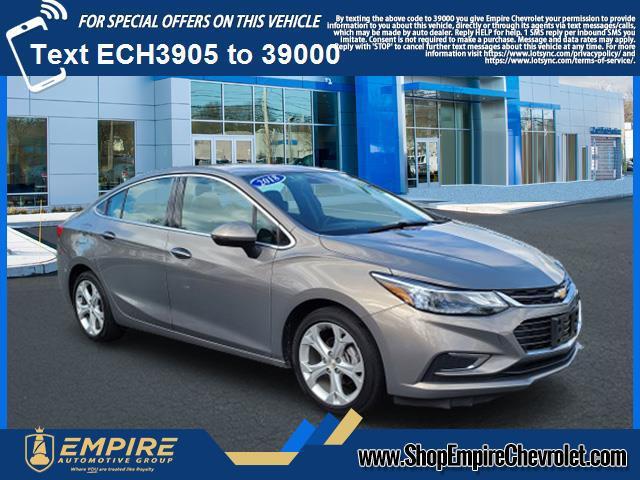 CERTIFIED PRE-OWNED 2018 CHEVROLET CRUZE Sedan Premier