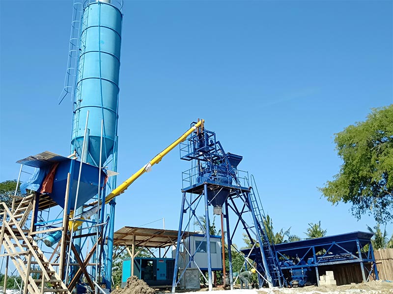 Skip Hoist Concrete Batching Plant