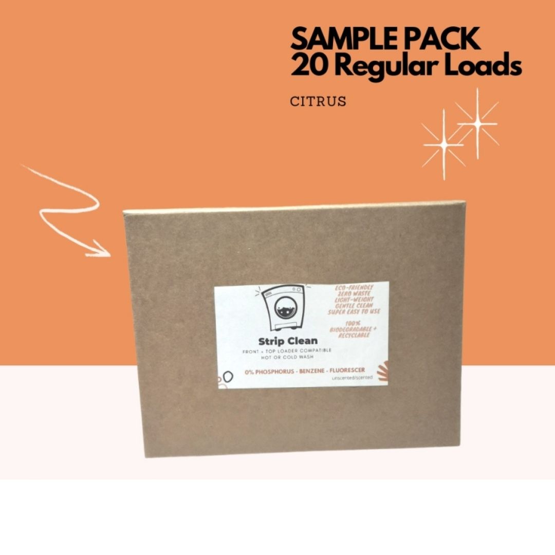 Laundry Sheets Sample Pack 20 loads (Citrus)