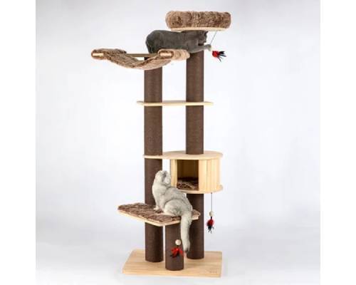 Honeypot Cat Solid Wood Cat Tree Pro 198 Cm