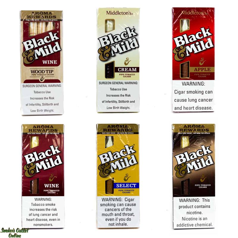 Buy Black and Mild Pipe Tobacco Cigarillos