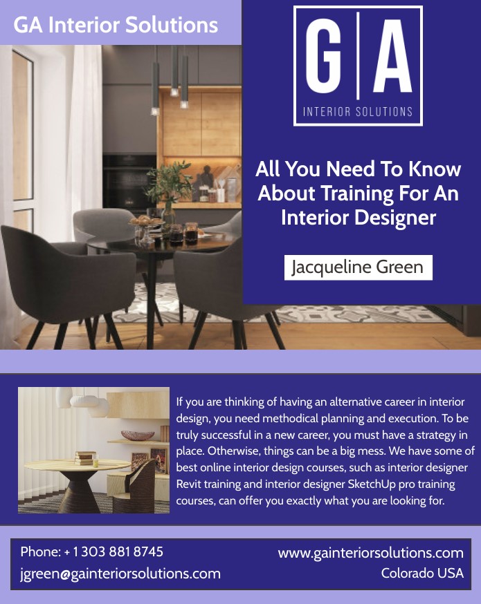 All You Need To Know About Training For An Interior Designer