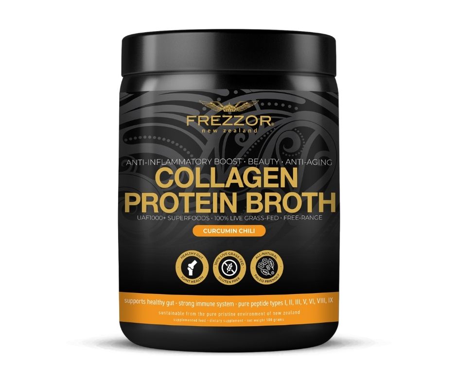 FREZZOR Collagen Protein Broth Curcumin Chili