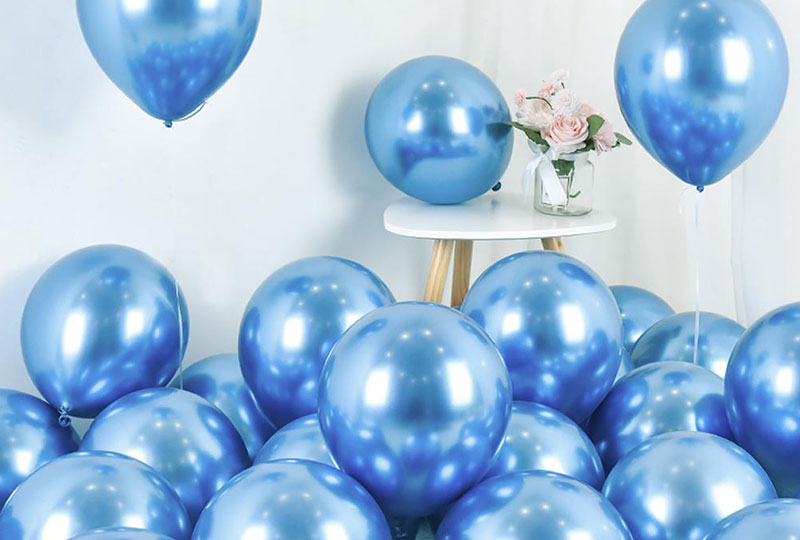 12 inch Metallic Chrome Balloon