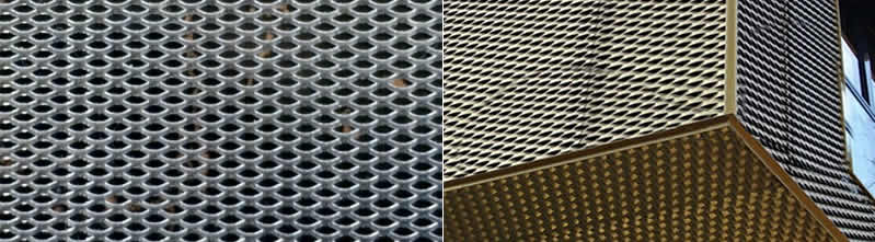 Expanded Aluminum Mesh Panels