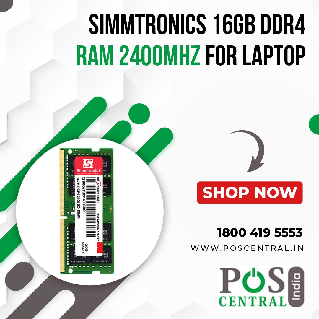 Simmtronics 16GB DDR4 RAM 2400MHz for Laptop