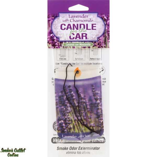 Candle for the Car Air Freshener - Lavender with Chamomile | Shop Now