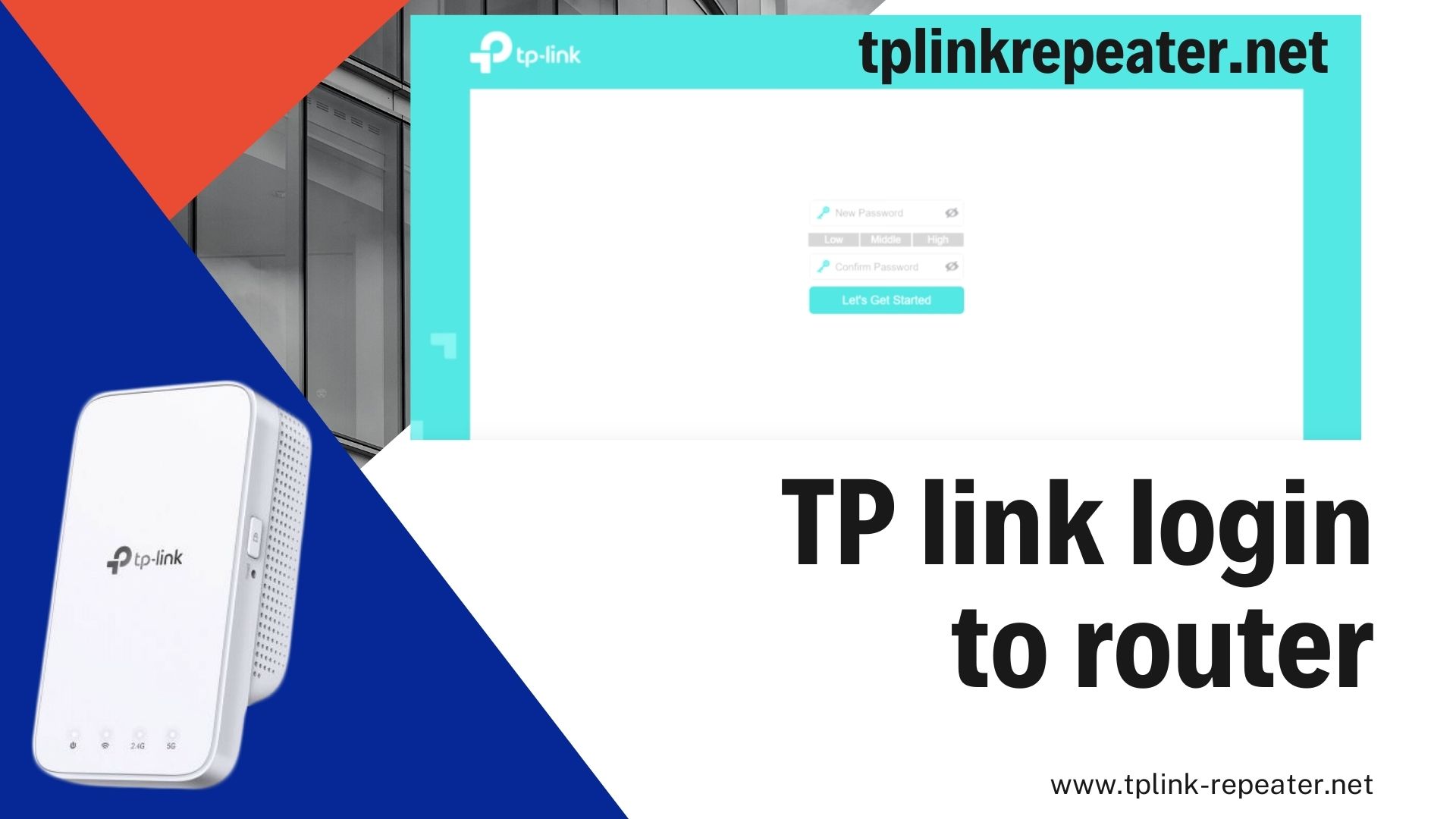 TP link login to router | tplinkrepeater.net