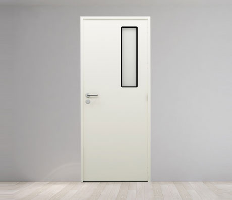 Clean Room Powder Coated Steel Door