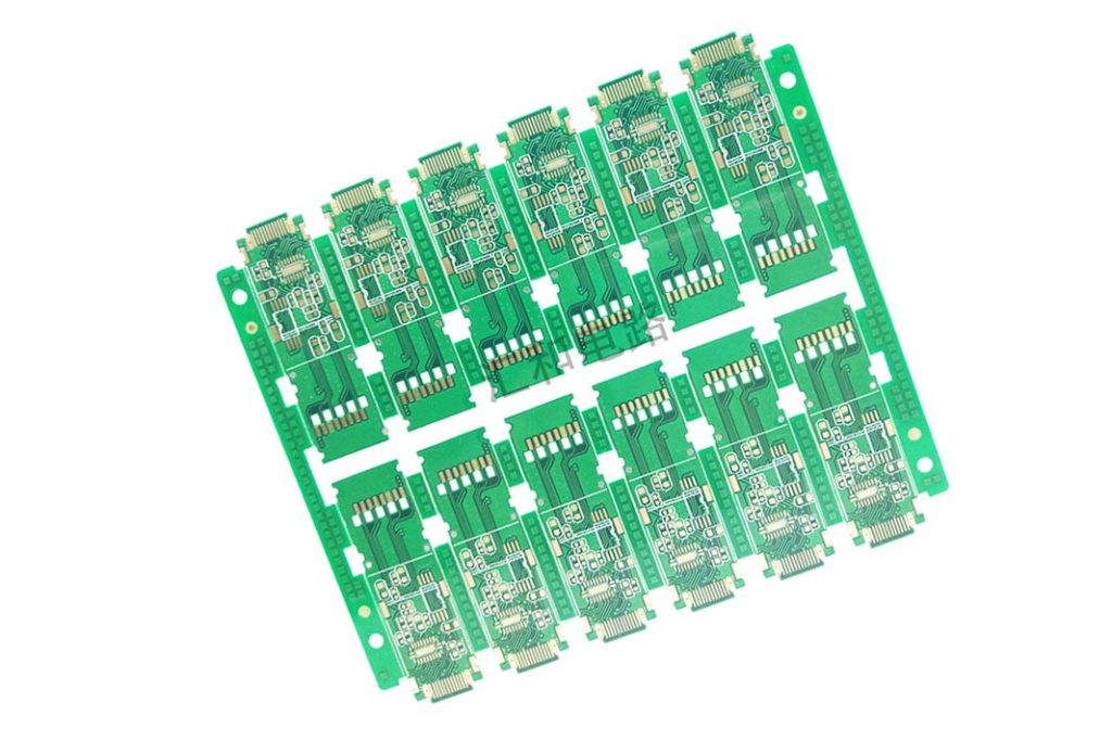 4 Layer ENIG Impedance Control Half Hole PCB Electric Circuit Board