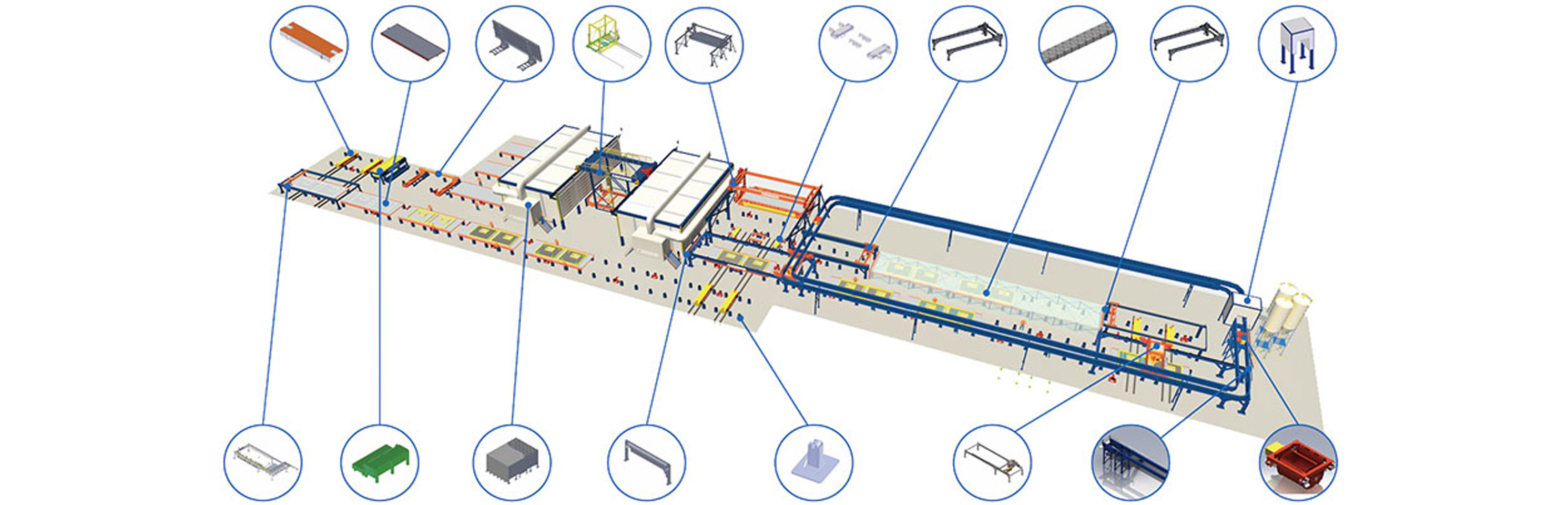 Precast Concrete Panel Production Line