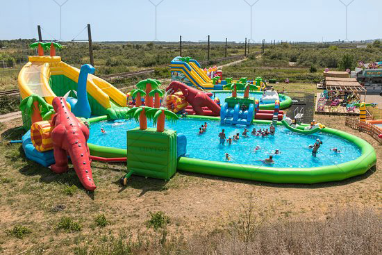 Large Inflatable Water Slides, Inflatable Dual Lane Slides