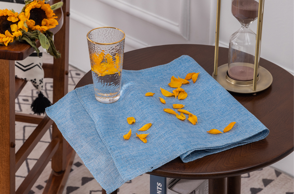 Blue Table Runner