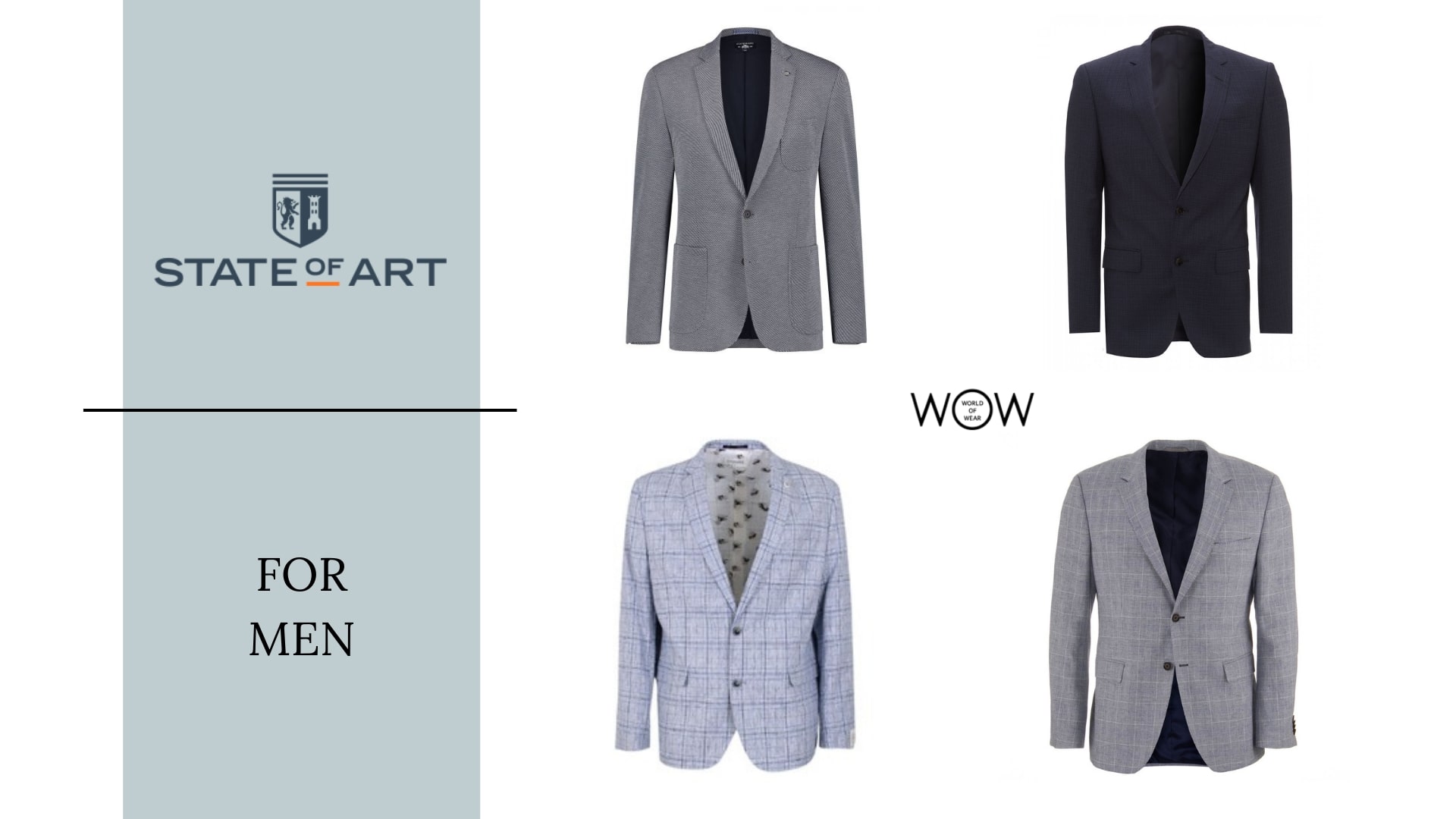 STATE OF ART suit jackets