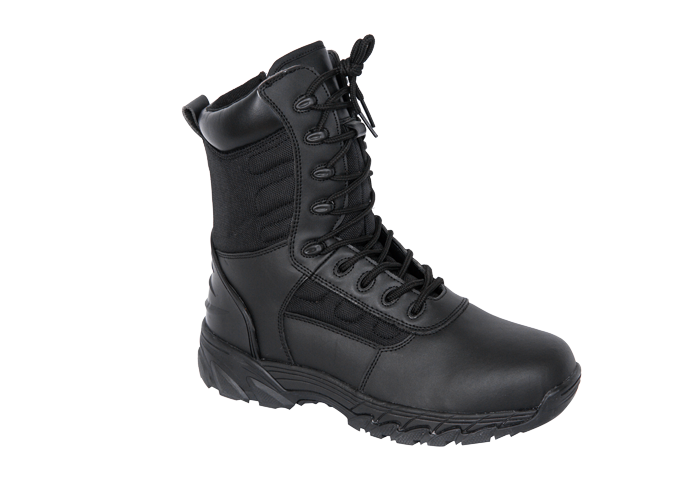 Side Zip Combat Boots