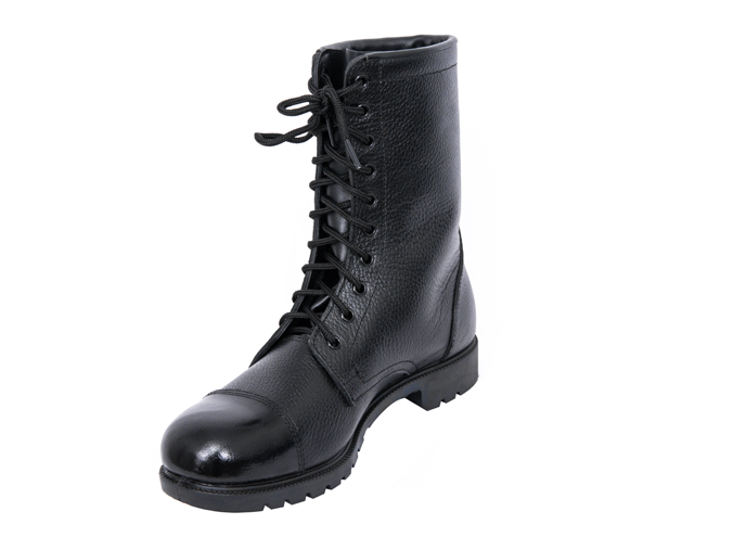 Black Lace Up Military Boots