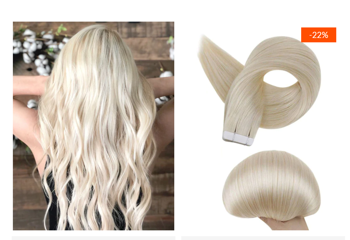 Hairrs Tape In Remy Human Hair Extensions