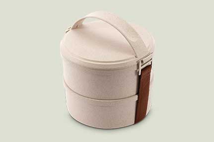 Plastic Ultra-thin Square Bento Lunch Box with Lid