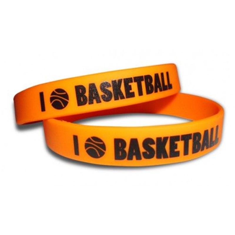 Custom NBA Silicone Rubber Wristbands Wholesale