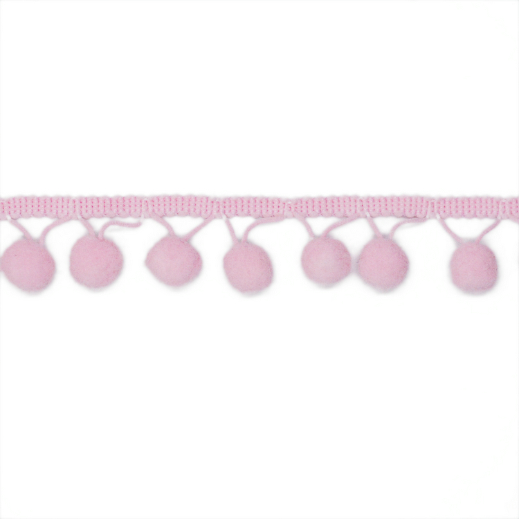 Pink Pom Pom Trim