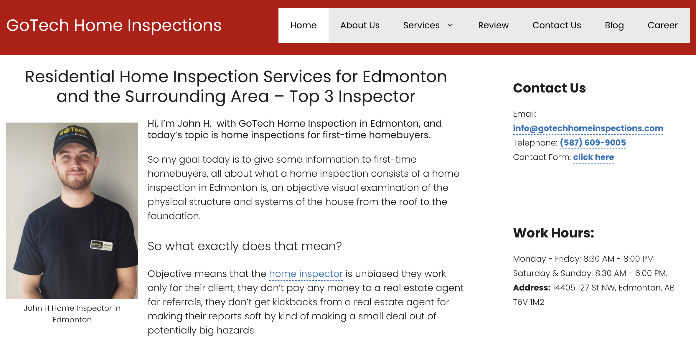 GoTech Home Inspections Edmonton