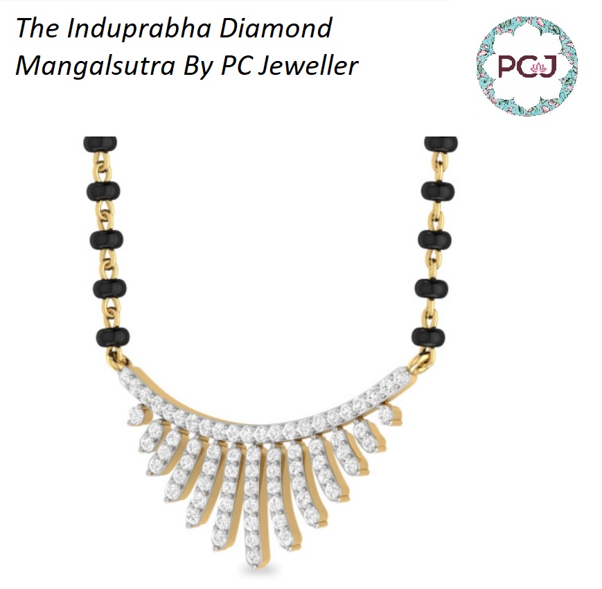 Pretty Diamond Mangalsutra By PC Jeweller