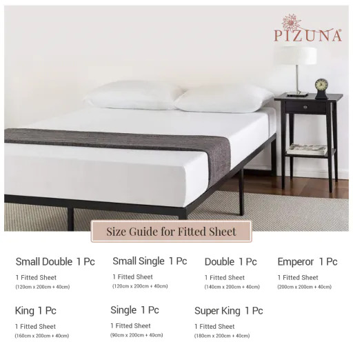 Cotton Fitted Sheets Online - Pizuna Linens